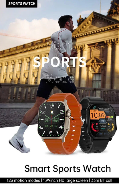 T900 Ultra 2 Smart Watch Men 49mm Series 8 2.3 "AMOLED Screen