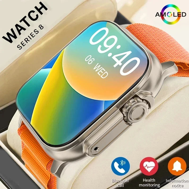 T900 Ultra 2 Smart Watch Men 49mm Series 8 2.3 "AMOLED Screen