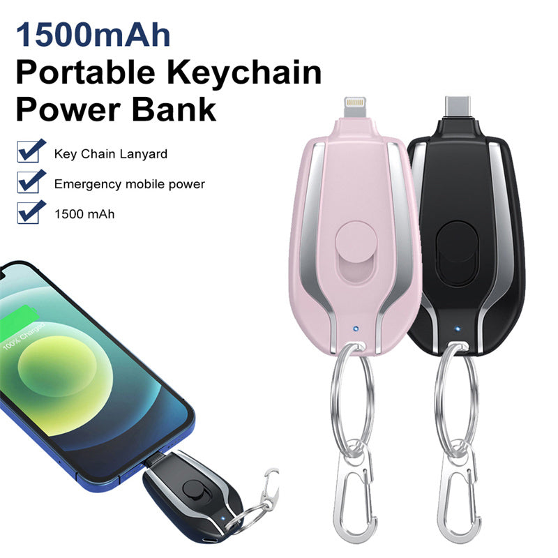 Portable Keychain Charger (1500 MaH)