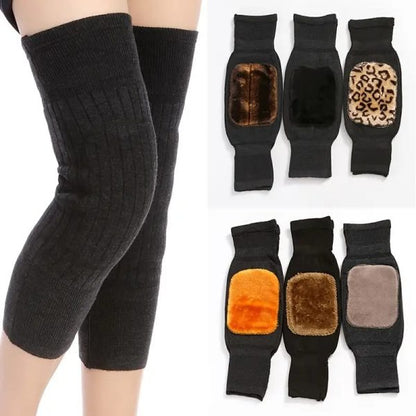 unisex Women Men’s Cashmere Wool Knee Brace Pads | Winter Warm Thermal Knee Warmer Velvet Knee Protector