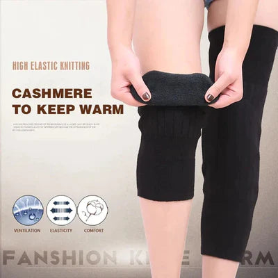 unisex Women Men’s Cashmere Wool Knee Brace Pads | Winter Warm Thermal Knee Warmer Velvet Knee Protector